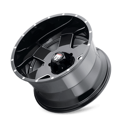 18x9 AMERICAN TRUXX ARMOR 5x150 Offset (0) Center Bore (110.3) Style #AT155 | AT155 - 8950M0 - Black Patch Performance - AMERAT1558950M0