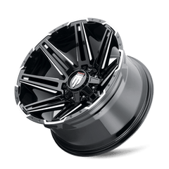 18x9 AMERICAN TRUXX BOOM 5x5 5x5.5 Offset ( - 12) Center Bore (78.1) Style #AT1903 | AT1903 - 8952M - 12 - Black Patch Performance - AMERAT19038952M12