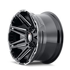18x9 AMERICAN TRUXX BOOM 8x180 Offset ( - 12) Center Bore (124.2) Style #AT1903 | AT1903 - 8978M - 12 - Black Patch Performance - AMERAT19038978M12