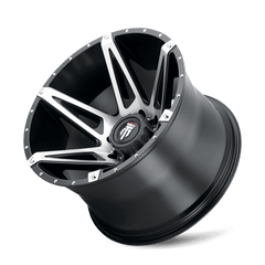 18x9 AMERICAN TRUXX KUTZ 8x170 Offset ( - 12) Center Bore (125.2) Style #AT1902 | AT1902 - 8970BM - 12 - Black Patch Performance - AMERAT19028970BM12