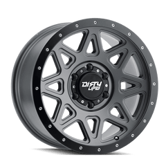 18x9 DIRTY LIFE THEORY 6x135 Offset (0) Center Bore (87.1) Style #9305 | 9305 - 8936MGT - Black Patch Performance - DIRT93058936MGT