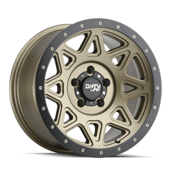18x9 DIRTY LIFE THEORY 6x5.5 Offset (0) Center Bore (106) Style #9305 | 9305 - 8983MGD - Black Patch Performance - DIRT93058983MGD