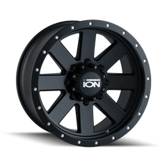 18x9 ION 134 5x5 Offset (0) Center Bore (83.82) Style #134 | 134 - 8973MB - Black Patch Performance - ION1348973MB