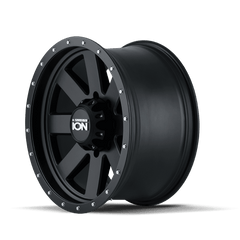 18x9 ION 134 5x5 Offset (0) Center Bore (83.82) Style #134 | 134 - 8973MB - Black Patch Performance - ION1348973MB