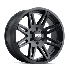 18x9 ION 142 8x6.5 Offset (0) Center Bore (130.8) Style #142 | 142 - 8981MB - Black Patch Performance - ION1428981MB