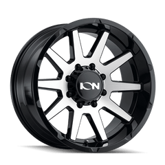 18x9 ION 143 6x5.5 Offset (18) Center Bore (106) Style #143 | 143 - 8983BTR18 - Black Patch Performance - ION1438983BTR18