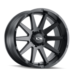 18x9 ION 143 8x180 Offset (25) Center Bore (124.1) Style #143 | 143 - 8978MB25 - Black Patch Performance - ION1438978MB25