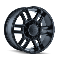 18x9 ION 179 5x150 Offset (30) Center Bore (110) Style #179 | 179 - 8950MB - Black Patch Performance - ION1798950MB