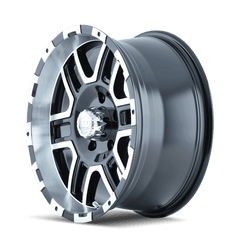 18x9 ION 179 8x170 Offset (12) Center Bore (130.8) Style #179 | 179 - 8970B - Black Patch Performance - ION1798970B