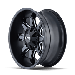 18x9 ION 181 5x4.5 5x5 Offset (18) Center Bore (87) Style #181 | 181 - 8956M18 - Black Patch Performance - ION1818956M18
