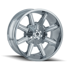 18x9 MAYHEM ARSENAL 8x180 Offset (18) Center Bore (124.1) Style #8104 | 8104 - 8978C18 - Black Patch Performance - MAYH81048978C18