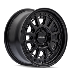18x9 MAYHEM COMPASS 6x5.5 Offset (0) Center Bore (106) Style #8305 | 8305 - 8983MB - Black Patch Performance - MAYH83058983MB