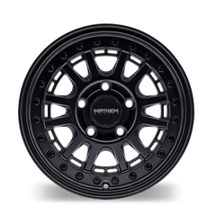 18x9 MAYHEM COMPASS 8x6.5 Offset (18) Center Bore (125.2) Style #8305 | 8305 - 8981MB18 - Black Patch Performance - MAYH83058981MB18