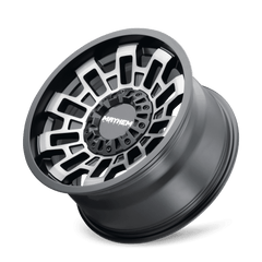 18x9 MAYHEM CORTEX 5x5 5x5.5 Offset (0) Center Bore (87.1) Style #8113 | 8113 - 8952TM - Black Patch Performance - MAYH81138952TM