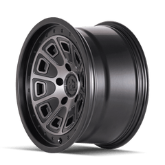 18x9 MAYHEM FLAT IRON 6x135 Offset (0) Center Bore (87.1) Style #8301 | 8301 - 8936TZ - Black Patch Performance - MAYH83018936TZ