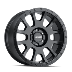 18x9 MAYHEM SCOUT 8x170 Offset (0) Center Bore (130.8) Style #8302 | 8302 - 8970MB - Black Patch Performance - MAYH83028970MB