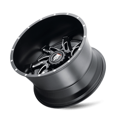 20x10 AMERICAN TRUXX SPYDER 8x170 Offset (-24) Center Bore (125.2) Style #AT183 | AT183-2170M-24 - Black Patch Performance - AMERAT1832170M24