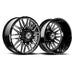 20x8.25 XF Dually XF-240 Dually 8x200 Gloss Black & Milled Offset (110) Center Bore (142) 240F208261110GBML - Wheel from Black Patch Performance