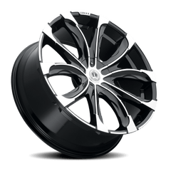 20x8.5 Luxxx Alloys 24 5x4.5 5x120 Offset (35) Center Bore (73.1) LUX24V20855114120+35B-A2 - Wheel from Black Patch Performance