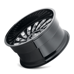 24x12 CALI OFF-ROAD SWITCHBACK 8x6.5 Offset (-51) Center Bore (130.8) Style #9108 | 9108-24281BM - Wheel from Black Patch Performance