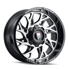 24x14 AMERICAN TRUXX DESTINY 8x170 Offset (-76) Center Bore (125.2) Style #AT1913 | AT1913-24470BM-76 - AMERICAN TRUXX - Wheel
