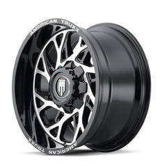 24x14 AMERICAN TRUXX DESTINY 8x170 Offset (-76) Center Bore (125.2) Style #AT1913 | AT1913-24470BM-76 - Wheel from Black Patch Performance