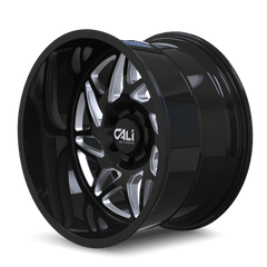 24x14 CALI OFF-ROAD GEMINI 8x170 Offset (-76) Center Bore (125.2) Style #9112 | 9112-24470BM - Wheel from Black Patch Performance