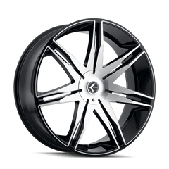 24x9.5 KRAZE EPIC 5x5 5x5.5 Offset (18) Center Bore (87) Style #KR143 | KR143-24952BM18 - KRAZE - Wheel