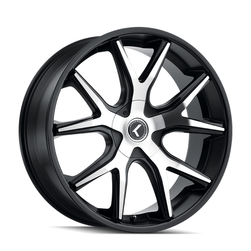 24x9.5 KRAZE SPLTZ 5x115 5x120 Offset (18) Center Bore (74.1) Style #KR146 | KR146-24918BM18 - Wheel from Black Patch Performance