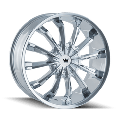 24x9.5 MAZZI FUSION 5x115 5x120 Offset (18) Center Bore (74.1) Style #341 | 341-24918C - MAZZI - Wheel