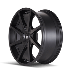 24x9.5 MAZZI KICKSTAND 5x115 5x120 Offset (18) Center Bore (74.1) Style #369 | 369-24918MB - Wheel from Black Patch Performance