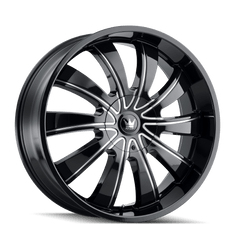 24x9.5 MAZZI ROLLA 5x5 5x5.5 Offset (18) Center Bore (87) Style #374 | 374-24952B - MAZZI - Wheel
