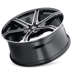 24x9.5 MAZZI STILTS 5x115 5x120 Offset (18) Center Bore (74.1) Style #371 | 371-24918B - Wheel from Black Patch Performance