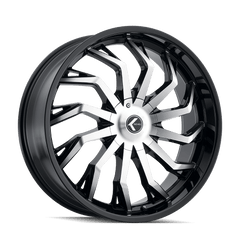 26x10 KRAZE SCRILLA 5x5 5x5.5 Offset (18) Center Bore (87) Style #KR142 | KR142-26152BM18 - KRAZE - Wheel