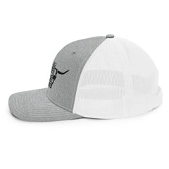 Richardson 112 Half Skull Logo Hat Black Thread - Black Patch Performance - 2790390_16712