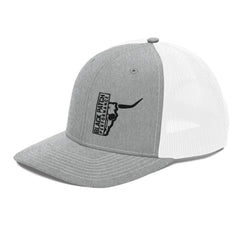 Richardson 112 Half Skull Logo Hat Black Thread - Black Patch Performance - 2790390_16712