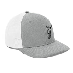 Richardson 112 Half Skull Logo Hat Black Thread - Black Patch Performance - 2790390_16712
