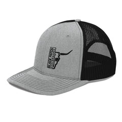 Richardson 112 Half Skull Logo Hat Black Thread - Black Patch Performance - 2790390_16713