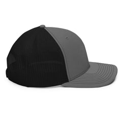 Richardson 112 Half Skull Logo Hat Black Thread - Black Patch Performance - 2790390_16713