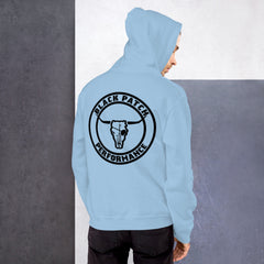 Circle Back Gildan Hoodie Light Colors with Black Ink - Black Patch Performance - Black Patch Performance - 3966269_10841