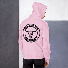 Circle Back Gildan Hoodie Light Colors with Black Ink - Black Patch Performance - Black Patch Performance - 3966269_10849