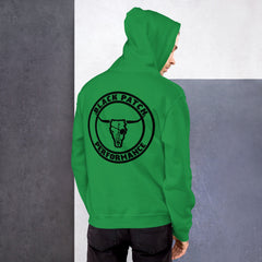 Circle Back Gildan Hoodie Light Colors with Black Ink - Black Patch Performance - Black Patch Performance - 3966269_5546