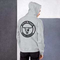 Circle Back Gildan Hoodie Light Colors with Black Ink - Black Patch Performance - Black Patch Performance - 3966269_5610