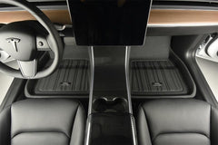 2022 Tesla 3 Floor Mat Set - Front and Rear - Black Patch Performance - 3DMAE1TL02601809