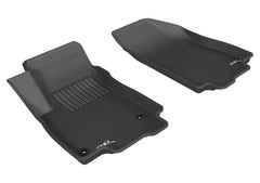 Buick, Chevrolet Floor Mat Set - Front - Black Patch Performance - 3DMAL1BC01611509