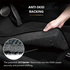 Buick, Chevrolet Floor Mat Set - Front - Black Patch Performance - 3DMAL1BC01611509