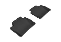 BMW Floor Mat Set - Rear - Black Patch Performance - 3DMAL1BM03721501