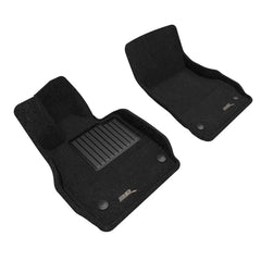 20 - 23 Chevrolet Corvette (Coupe) Floor Mat Set - Front - Black Patch Performance - 3DMAL1CH09604709