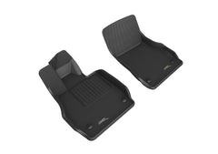 20 - 23 Chevrolet Corvette Floor Mat Set - Front - Black Patch Performance - 3DMAL1CH09611509