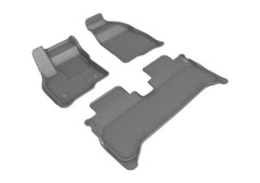 22 - 23 Chevrolet Bolt EUV Floor Mat Set - Front and Rear - Black Patch Performance - 3DMAL1CH09701501
